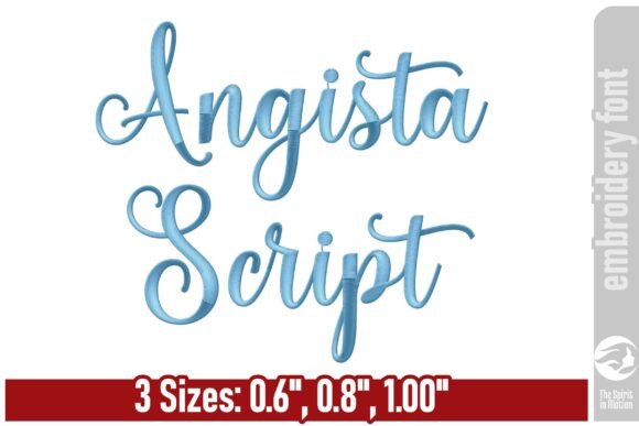 Angista Script Embroidery Font Review: A Modern Elegance for Real Projects