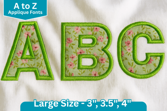 Bold Applique Block Embroidery Font Review: A Versatile Choice for Personalized Projects
