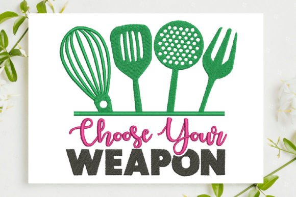 Choose Your Weapon Embroidery Design Review