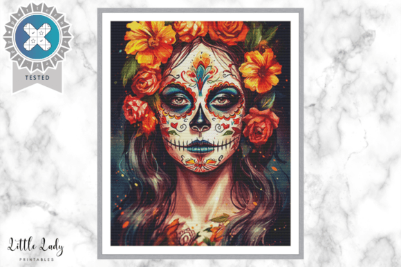 Day of the Dead Cross Stitch Pattern PDF Review for Gift Makers