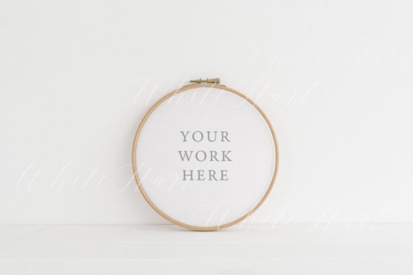 Embroidery Hoop Mockup - 18cm - 7 Review for Real Projects