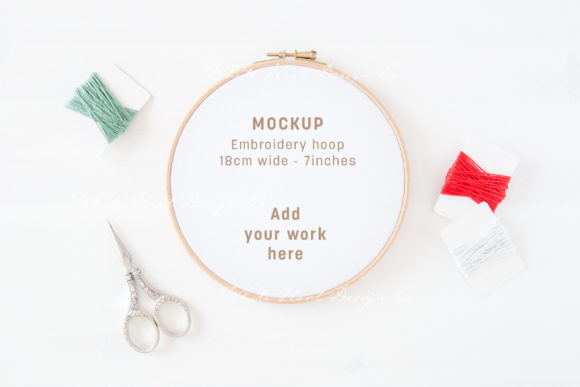 Embroidery Hoop Mockup - Christmas Review for Seasonal Creations
