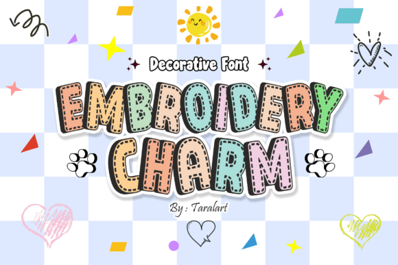 Embroiderycharm Regular: A Versatile Font for Branding and Merch