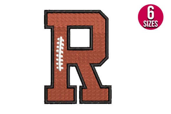 Football Font Alphabet Letter R Review for Handmade Gifts