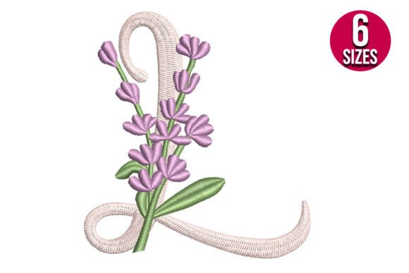 Lavender Font Letter L Review: A Delicate Touch for Embroidery Projects