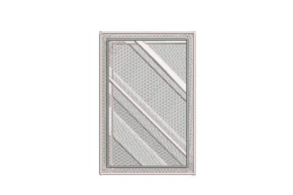 Mockup of a Window Embroidery Design Review