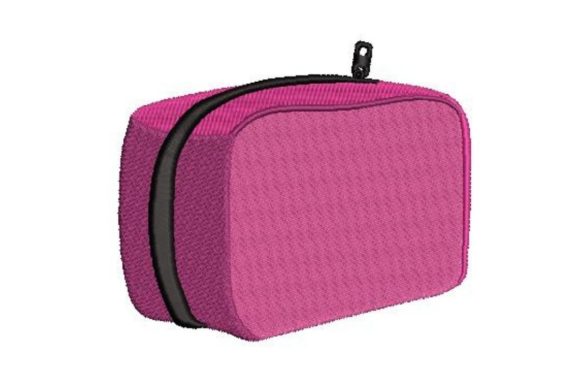 Pink Makeup Bag Mockup Review for Small Business Embroidery
