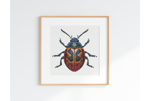 Red Ladybug Cross Stitch Pattern Review for Sweatshirt Embroidery