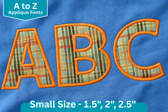 Retro Block Applique Embroidery Font Review for Small Business Merch