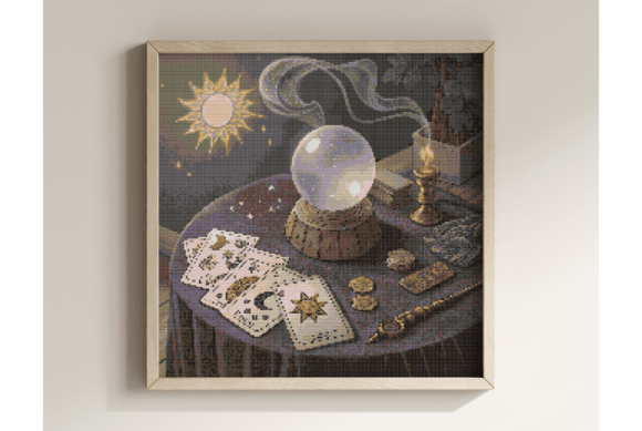 Witchy Crystal Ball Cross Stitch Pattern Review for Seasonal Products